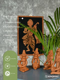 Sowpeace Terracotta Tribal Figurine Set: Artisan Tabletop Decor - Sowpeace - Sowpeace Terracotta Tribal Figurine Set: Artisan Tabletop Decor - Terr - Terr - TT - TFS4 - Sowpeace