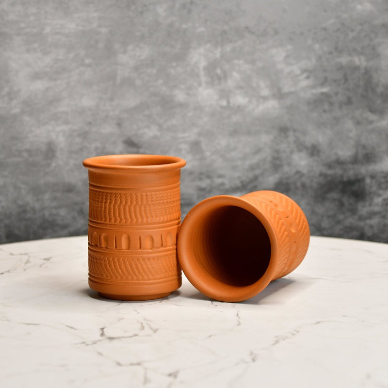 Sowpeace Terracotta Water Glass: Artful, Functional Home & Kitchenware – view 6