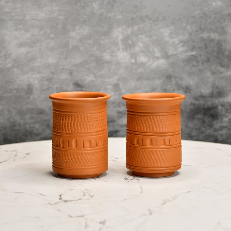Sowpeace Terracotta Water Glass: Artful, Functional Home & Kitchenware – view 1