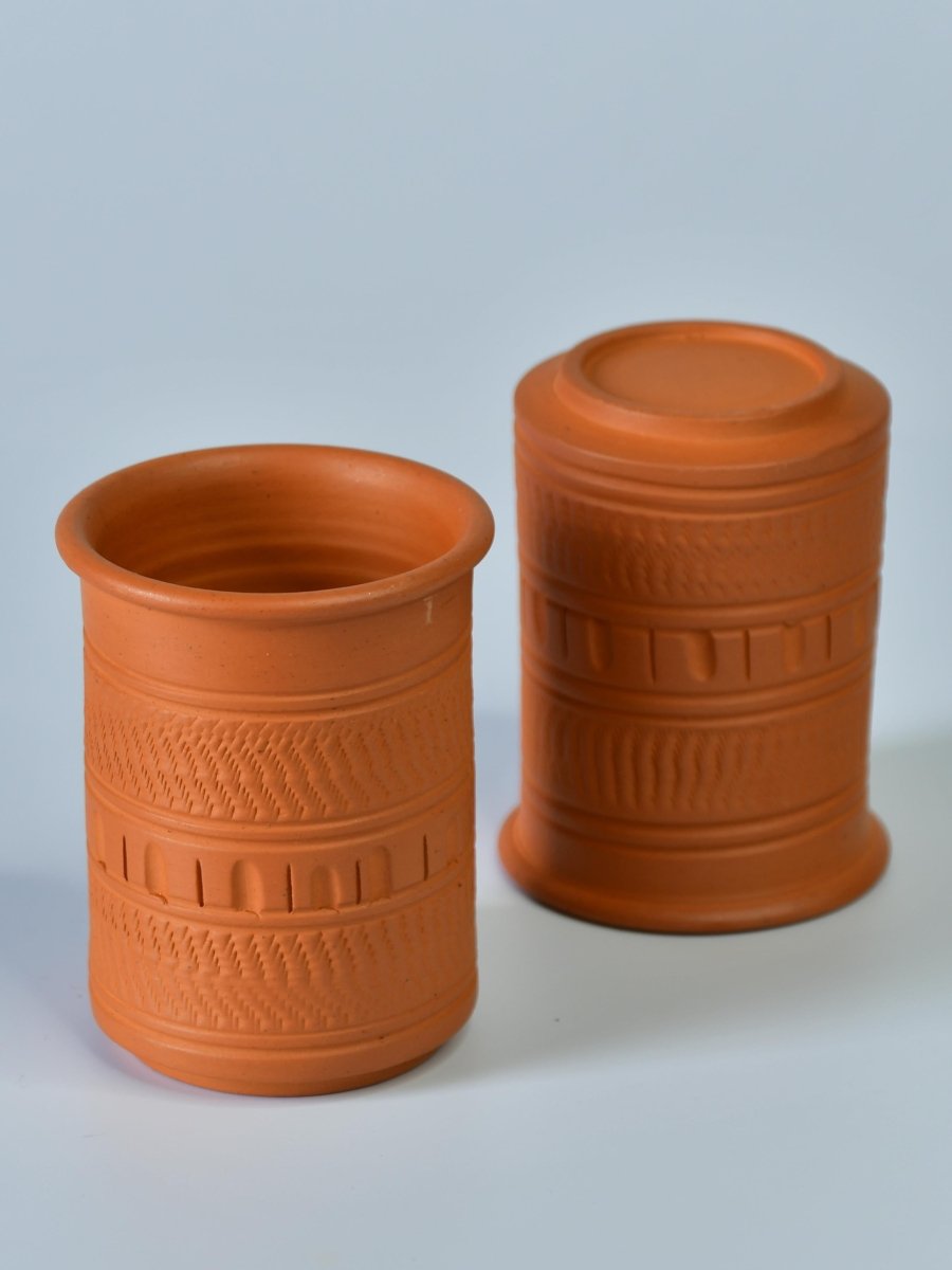 Sowpeace Terracotta Water Glass: Artful, Functional Home & Kitchenware