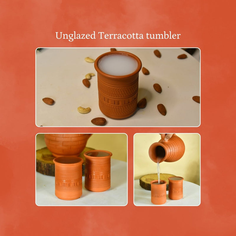 Sowpeace Terracotta Water Glass: Artful, Functional Home & Kitchenware – view 4
