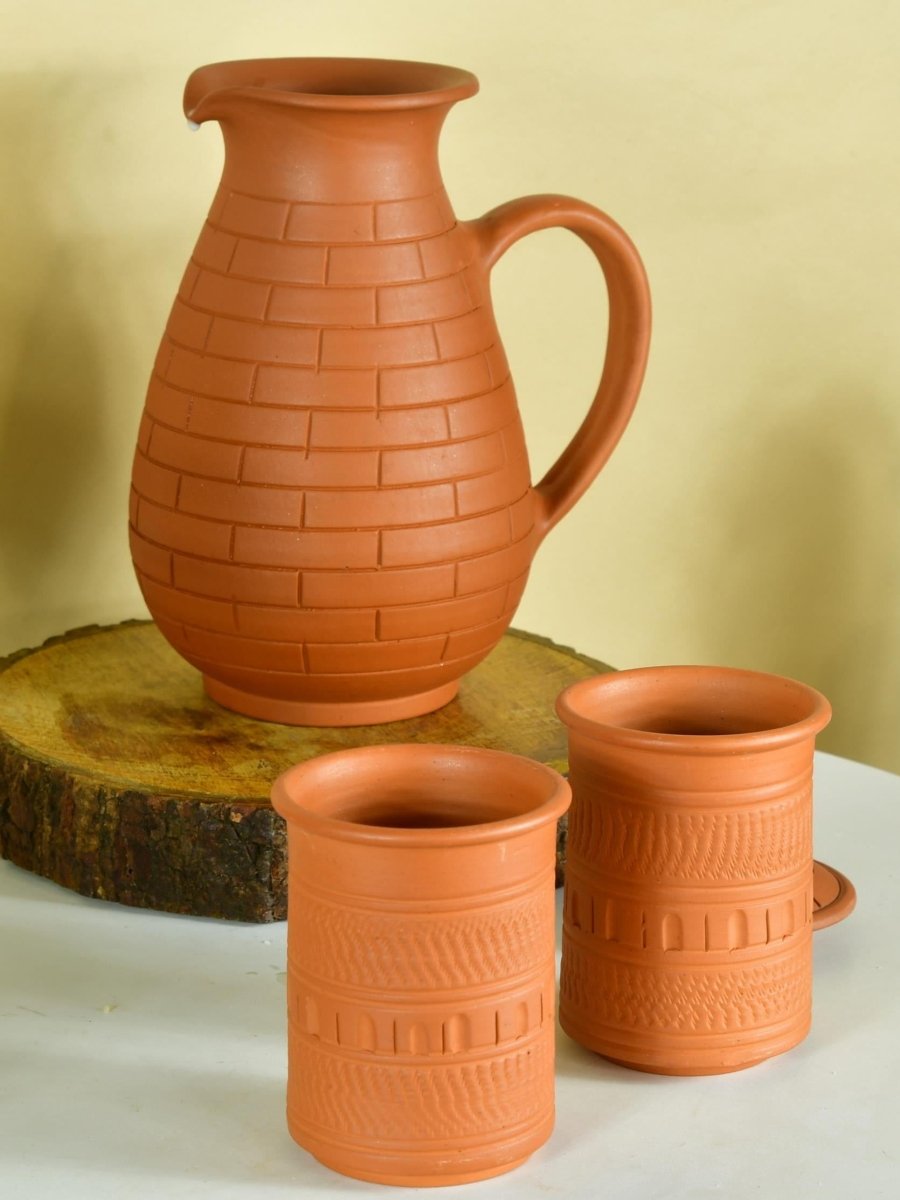 Sowpeace Terracotta Water Glass: Artful, Functional Home & Kitchenware