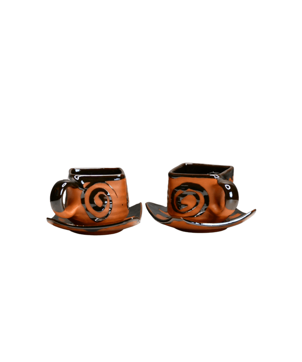 Sowpeace The Saucer Story (Set of 2) | Handcrafted Terracotta Tea & Coffee Saucers for Gifting & Daily Use — image 8