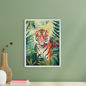 Sowpeace Tiger Canvas Wall Art: Premium Home Decor Print with Frame -Wall painting-Chitran by sowpeace-Sowpeace Tiger Canvas Wall Art: Premium Home Decor Print with Frame-CH-WRT-LT1-Sowpeace