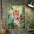 Sowpeace Tiger Canvas Wall Art: Premium Home Decor Print with Frame -Wall painting-Chitran by sowpeace-Sowpeace Tiger Canvas Wall Art: Premium Home Decor Print with Frame-CH-WRT-LT1-Sowpeace