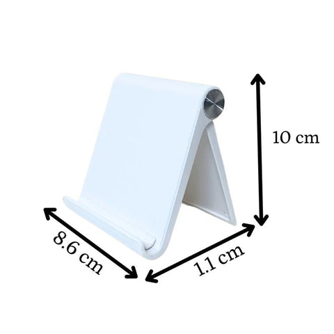 Vastu Principles for Sowpeace Trendy Adjustable Silver Tablet Stand with White Hinges