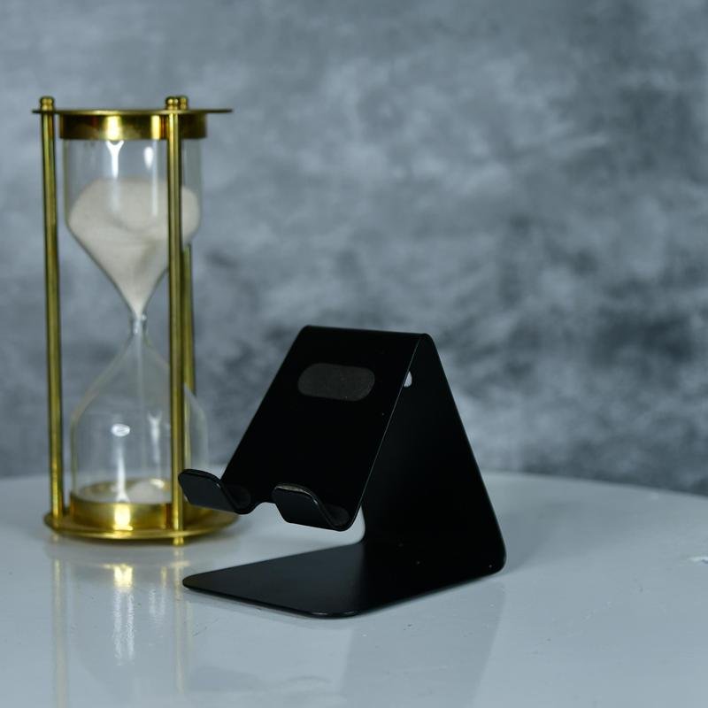 Sowpeace - Trendy Black Metal Phone Holder - Perfect Gift – view 1