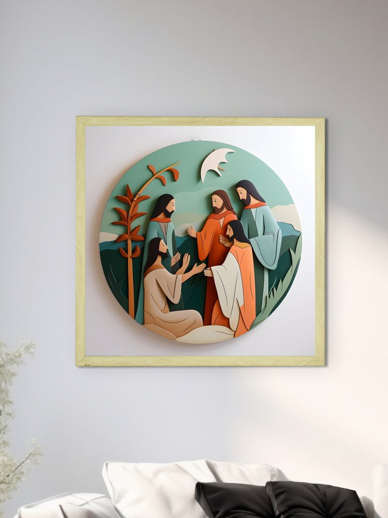 Sowpeace: Where Faith Meets Form – Premium Handcrafted Canvas Art for Elegant and Spiritual Home Interiors – view 4
