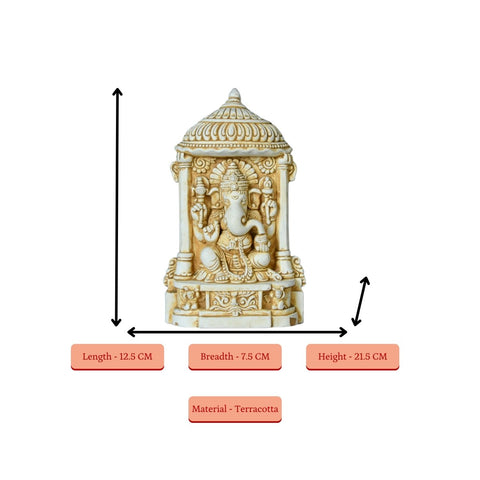 Vastu Principles for Sowpeace White Ganesh Terracotta Tabletop Art Decor