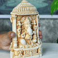 Sowpeace White Ganesh Terracotta Tabletop Art Decor - terracotta tabletop - Sowpeace - Diwali - God Idols