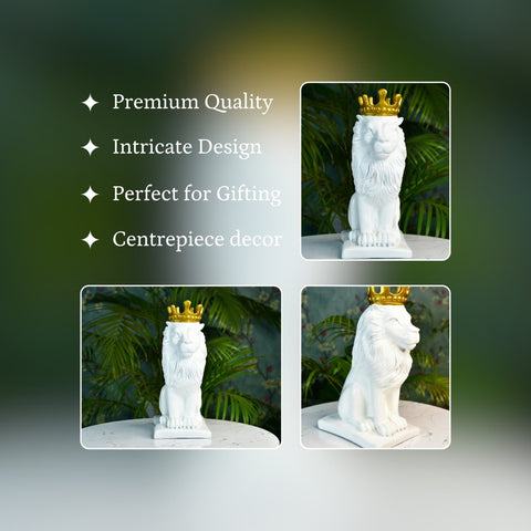 Vastu Principles for Sowpeace White Lion Showpiece