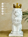 Sowpeace White Lion Showpiece - Decor - Sowpeace - Sowpeace White Lion Showpiece - RES - RLKW - TT - Sowpeace