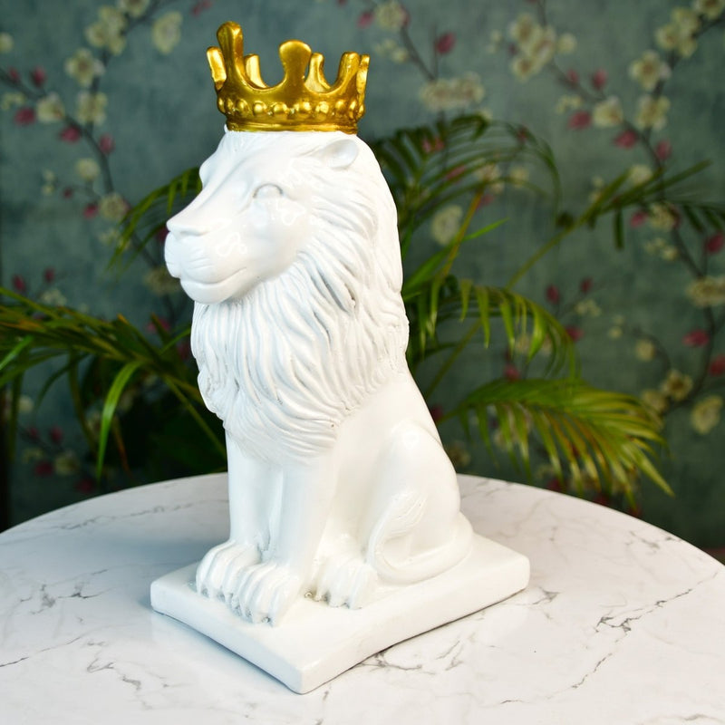 Sowpeace White Lion Showpiece – view 1
