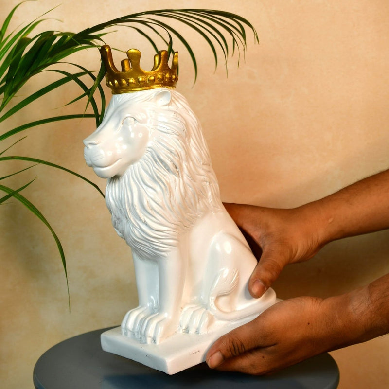Sowpeace White Lion Showpiece – view 5