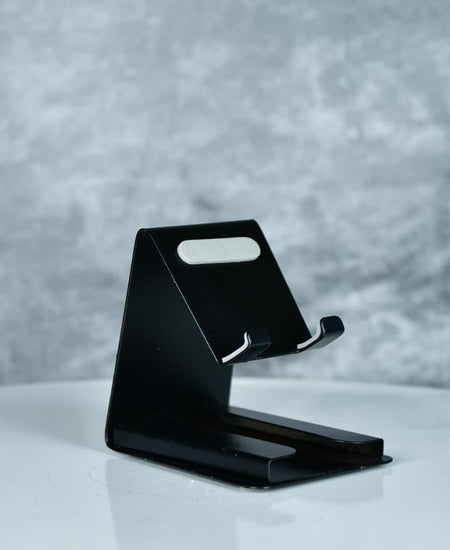 Sowpeace - White Padded Metal Phone Stand with Card Holder