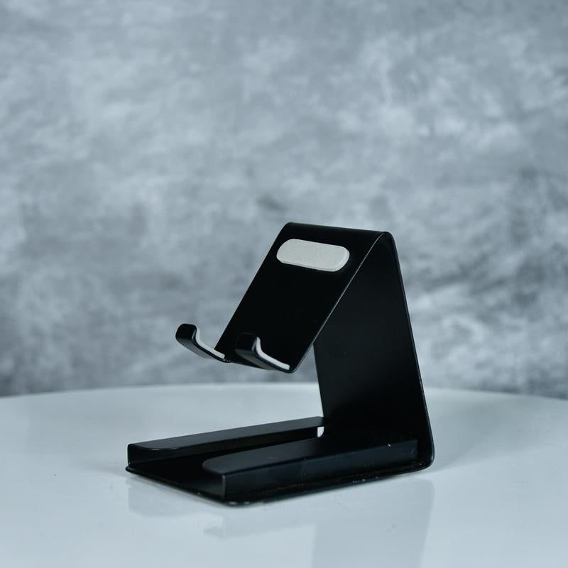 Sowpeace - White Padded Metal Phone Stand with Card Holder