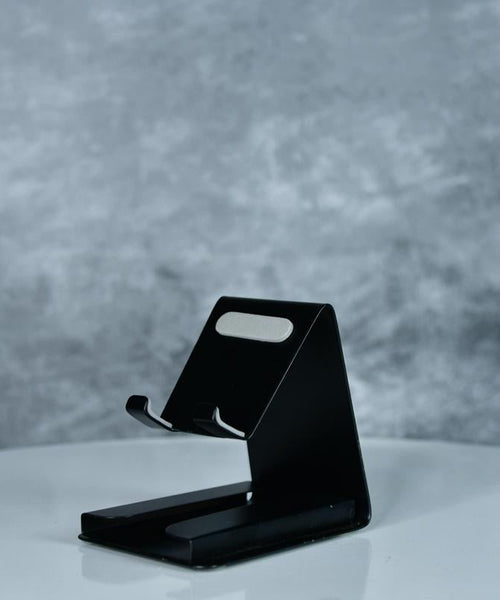 Sowpeace - White Padded Metal Phone Stand with Card Holder