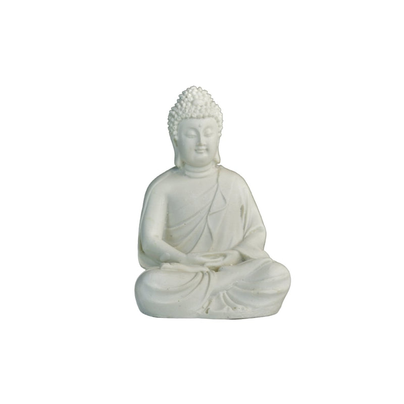 Sowpeace White Resin Buddha – view 7