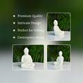 Sowpeace White Resin Buddha - Decor - Sowpeace - 
