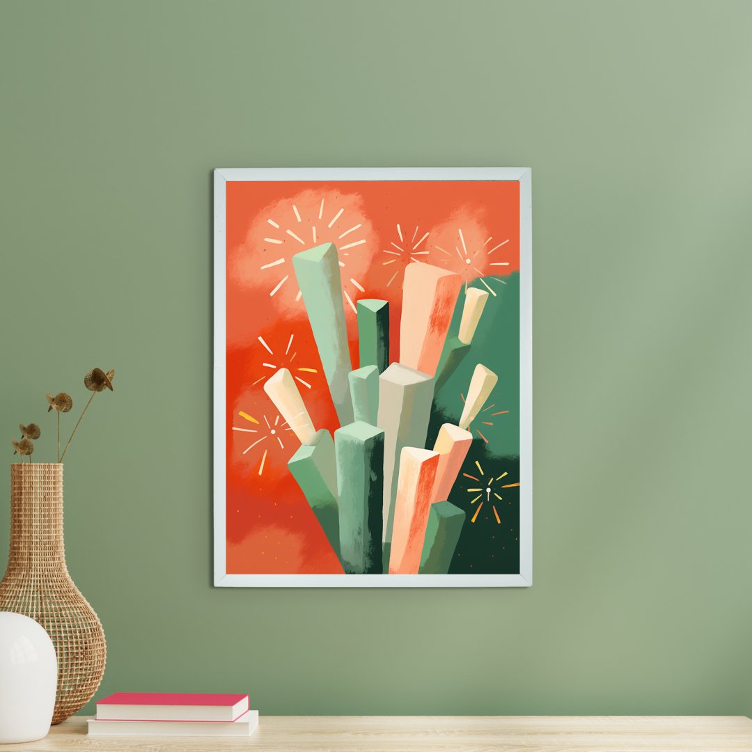 Sowpeace: Winter Sticks - Abstract Nature Art