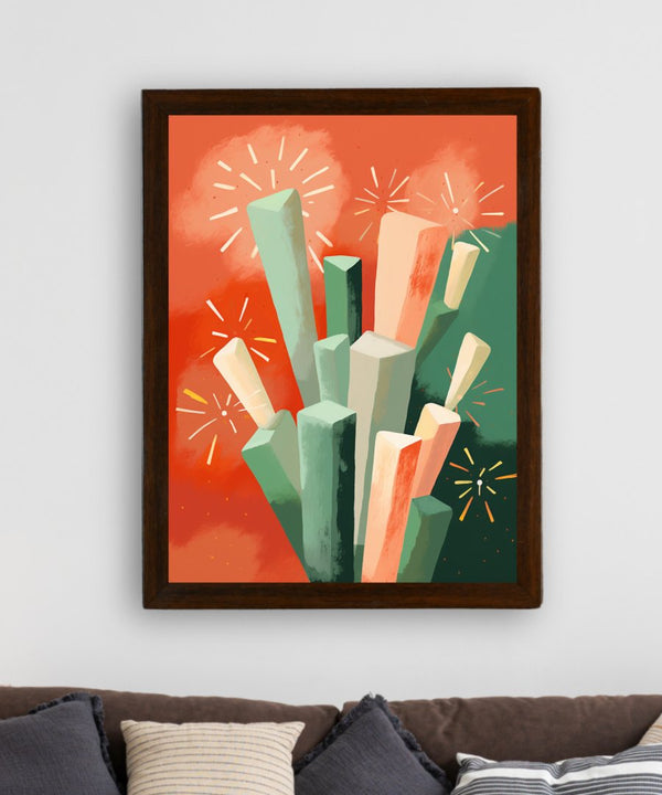Sowpeace: Winter Sticks - Abstract Nature Art — image 3