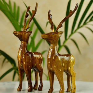 Sowpeace Wooden Dotted Deer: Small Artisan Decor - Sowpeace - Sowpeace Wooden Dotted Deer: Small Artisan Decor - Wood - WDDD - WDN - TT - Sowpeace