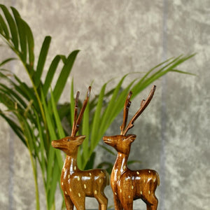 Sowpeace Wooden Dotted Deer: Small Artisan Decor - Sowpeace - Sowpeace Wooden Dotted Deer: Small Artisan Decor - Wood - WDDD - WDN - TT - Sowpeace