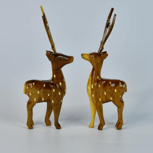 Sowpeace Wooden Dotted Deer: Small Artisan Decor - Sowpeace - Sowpeace Wooden Dotted Deer: Small Artisan Decor - Wood - WDDD - WDN - TT - Sowpeace