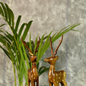 Sowpeace Wooden Dotted Deer: Small Artisan Decor - Sowpeace - Sowpeace Wooden Dotted Deer: Small Artisan Decor - Wood - WDDD - WDN - TT - Sowpeace