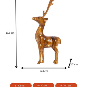 Sowpeace Wooden Dotted Deer: Small Artisan Decor - Sowpeace - Sowpeace Wooden Dotted Deer: Small Artisan Decor - Wood - WDDD - WDN - TT - Sowpeace