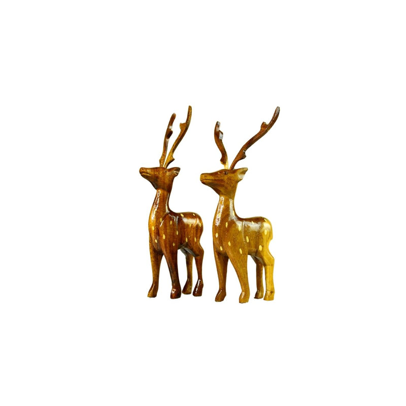 Sowpeace Wooden Dotted Deer: Small Artisan Decor – view 7