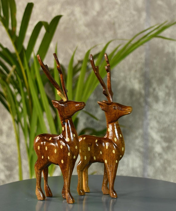 Sowpeace Wooden Dotted Deer: Small Artisan Decor — image 6