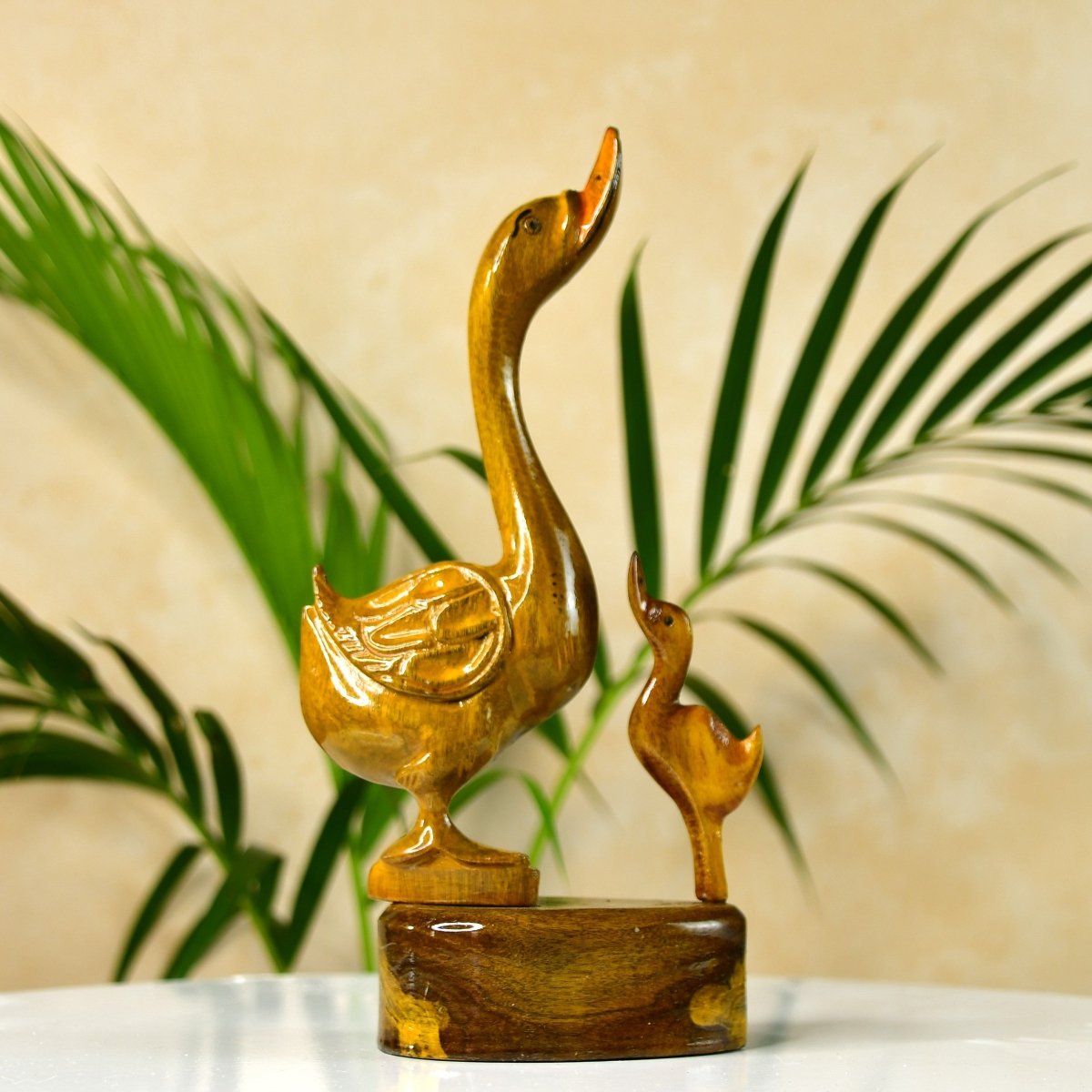 Sowpeace Wooden Duck Set: Artisan Home Decor Accent - Tabletop - Sowpeace - Animal - New Arrivals