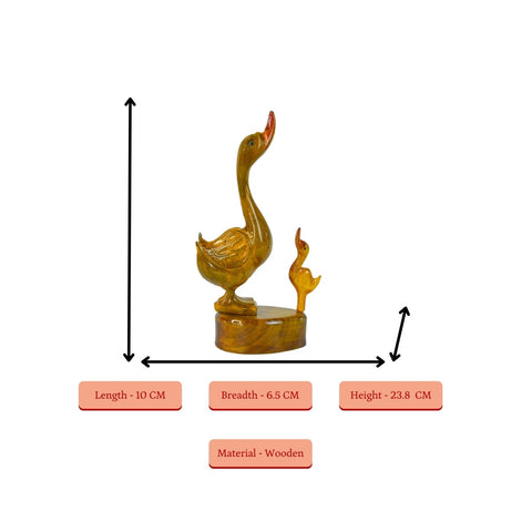 Vastu Principles for Sowpeace Wooden Duck Set: Artisan Home Decor Accent