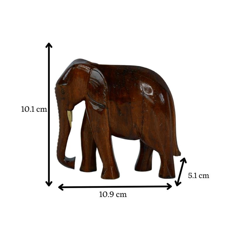 Sowpeace Wooden Elephant: Artisan Tabletop Decor Masterpiece - Tabletop - Sowpeace - Animal - New Arrivals