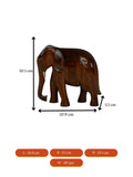 Sowpeace Wooden Elephant: Artisan Tabletop Decor Masterpiece - Wooden - Sowpeace - Sowpeace Wooden Elephant: Artisan Tabletop Decor Masterpiece - Wood - ELDN - WDN - TT - Sowpeace