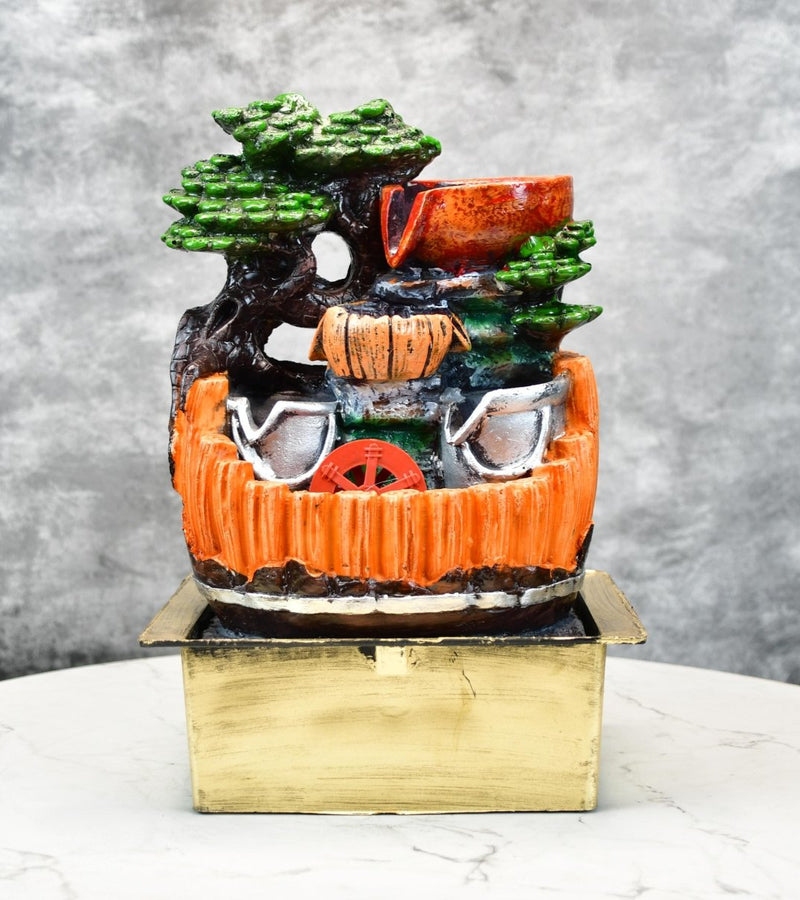 Sowpeace Zen Ripple Serenity Fountain | Relaxing Indoor Water Feature for Home Décor & Gifting