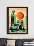 Sowpeace's Handcrafted Geometric Car Watercolor Art – Premium Indian - Inspired Canvas Wall Print for Stylish Home Decor - Wall painting - Chitran by sowpeace - Sowpeace's Handcrafted Geometric Car Watercolor Art – Premium Indian - Inspired Canvas Wall Print for Stylish Home Decor - CH - WRT - CMTR - Sowpeace