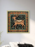 Sowpeace's Handcrafted Premium Pichwai Reindeer Abstract Wall Painting – Canvas Decor for Elegant and Cultural Interiors - Wall painting - Chitran by sowpeace - Sowpeace's Handcrafted Premium Pichwai Reindeer Abstract Wall Painting – Canvas Decor for Elegant and Cultural Interiors - CH - WRT - TSC - Sowpeace