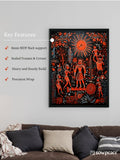 Sunny Soulmates: Sowpeace Handcrafted Family Love Canvas – Premium Indian - Inspired Art for Stylish Home Interiors - Wall painting - Chitran by sowpeace - Sunny Soulmates: Sowpeace Handcrafted Family Love Canvas – Premium Indian - Inspired Art for Stylish Home Interiors - CH - WRT - MOFA - Sowpeace