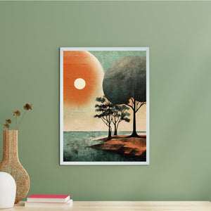 Sunset Harmony: Artisan Canvas Wall Decor, Embracing Nature's Beauty -Wall painting-Chitran by sowpeace-Sunset Harmony: Artisan Canvas Wall Decor, Embracing Nature's Beauty-CH-WRT-TNWS-Sowpeace