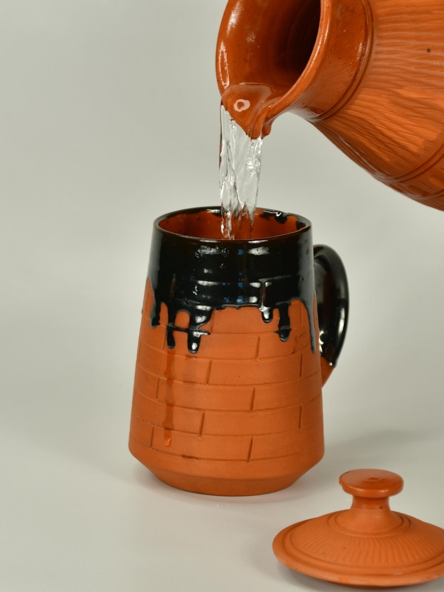 Terracotta Beer Mug: Stylish Home Decor and Kitchenware - Sowpeace - Terracotta Beer Mug: Stylish Home Decor and Kitchenware - Terr - Uten - Terr - TPTBM - Sowpeace