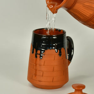 Terracotta Beer Mug: Stylish Home Decor and Kitchenware - Sowpeace - Terracotta Beer Mug: Stylish Home Decor and Kitchenware - Terr - Uten - Terr - TPTBM - Sowpeace