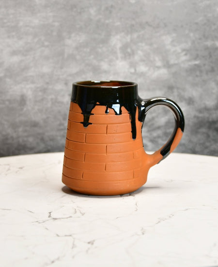 Terracotta Beer Mug: Stylish Home Decor and Kitchenware