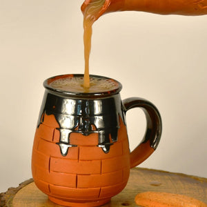 Terracotta Coffee Mug: Artful Fusion for Home and Kitchen - Sowpeace - Terracotta Coffee Mug: Artful Fusion for Home and Kitchen - Terr - Uten - Terr - TCMC - Sowpeace