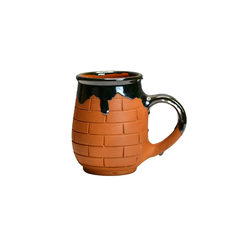 Terracotta Coffee Mug: Artful Fusion for Home and Kitchen – view 8