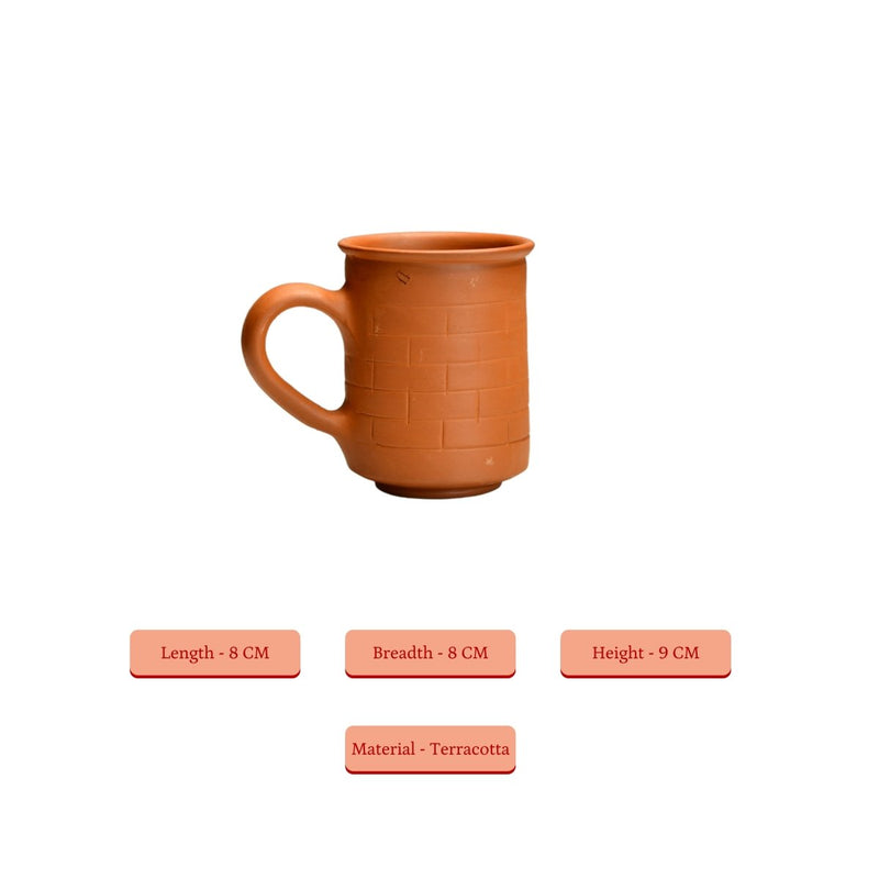 Terracotta Coffee Mug: Stylish, Functional Home & Kitchenware – view 5