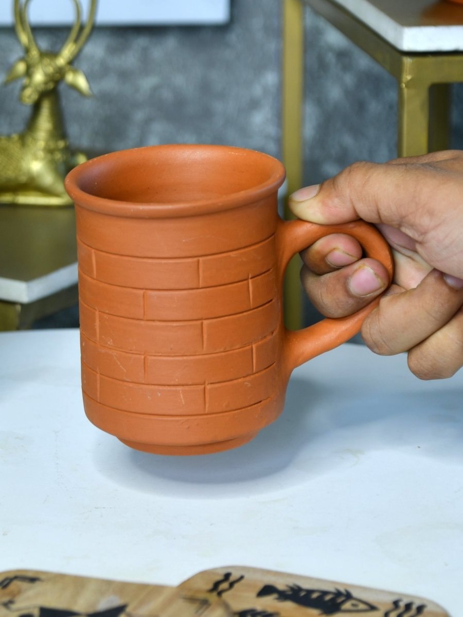 Terracotta Coffee Mug: Stylish, Functional Home & Kitchenware - Utensils - Sowpeace - Terracotta Coffee Mug: Stylish, Functional Home & Kitchenware - Terr - Uten - Terr - CMGHB - Sowpeace