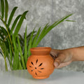 Terracotta Diffuser: Artisan - Made Round Bottom Tabletop Home Decor Accent - diffuser. - Sowpeace - Diwali - New Arrivals