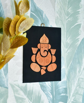 Terracotta Ganesh: Artisan Home Decor Elegance and Serenity — alternate view